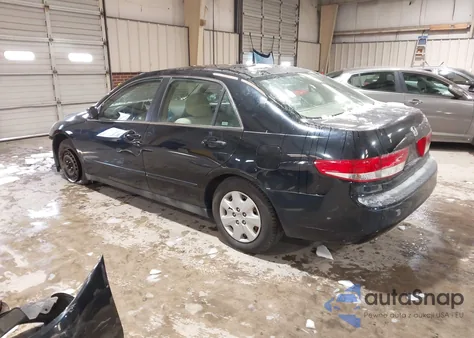 2003 Honda Accord 2.4 Lx из США, поврежденный, VIN 3HGCM56393G712458